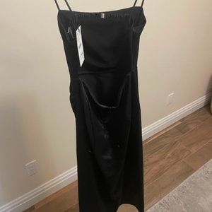 Zara formal open back dress